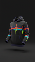 VBW frequency-wave hoodie