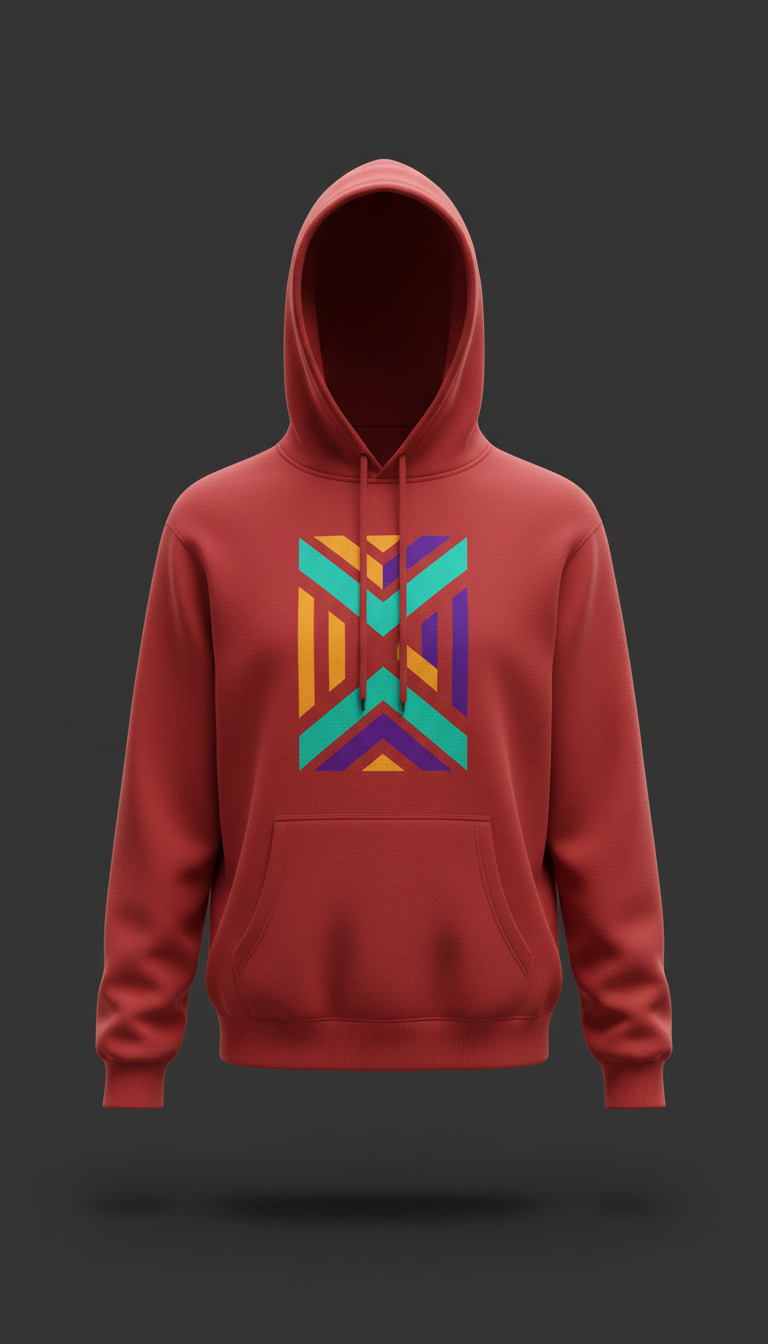 Rebel Red Graphic Hoodie