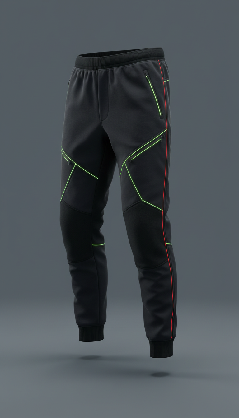 Obsidian Black Technical Joggers