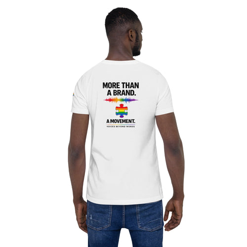 Voices Beyond Words Signature Tee back view